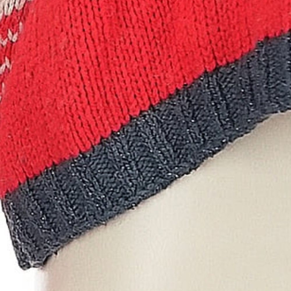 Free People I Heart You Sweater - Red and Cream Crewneck size large - Picture 4 of 7